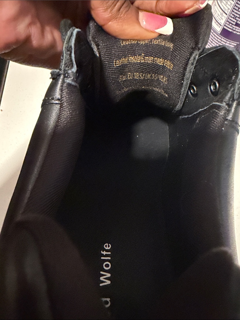 Naked Wolfe Black Leather Elevated Platform Sneaker - Picture 8 of 8